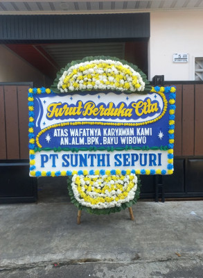 Papan Bunga Duka di Mantuil